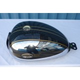 PALIVOVÁ NÁDRŽ - ČERNÁ/CHROM - JAWA 300CL + MODEL 42